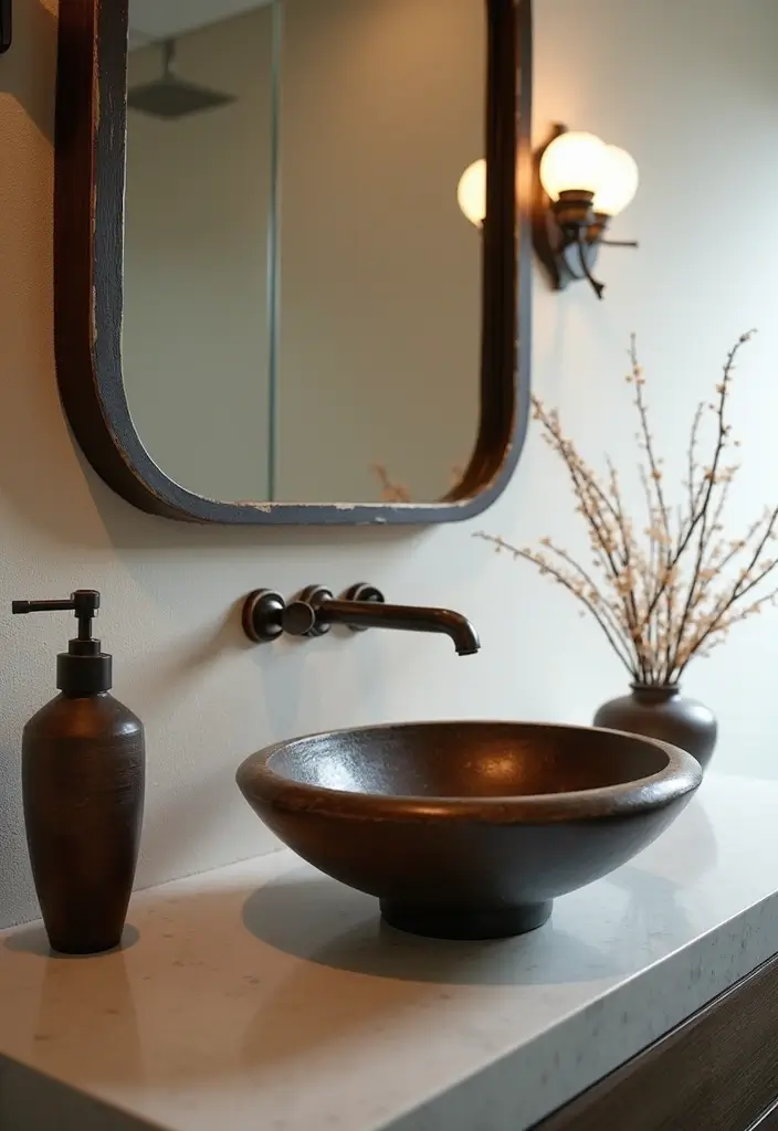 29 Bali Bathroom Design Inspirations With a Tropical Feel - 23. Unique Fixtures