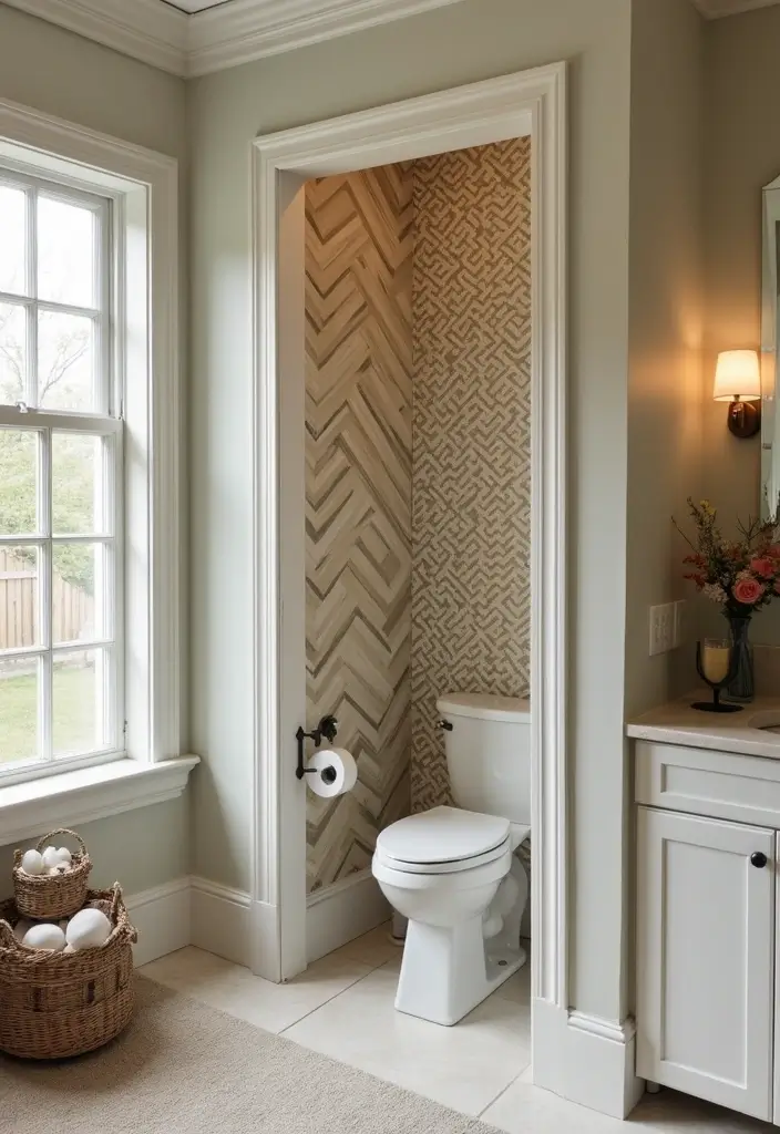 29 Bathroom Corner Decor Ideas That Utilize Every Space - 23. Corner Privacy Screens