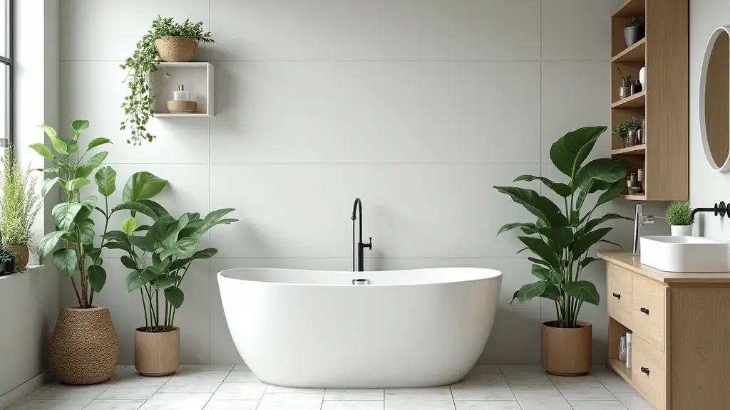 29 Bathroom Corner Decor Ideas That Utilize Every Space