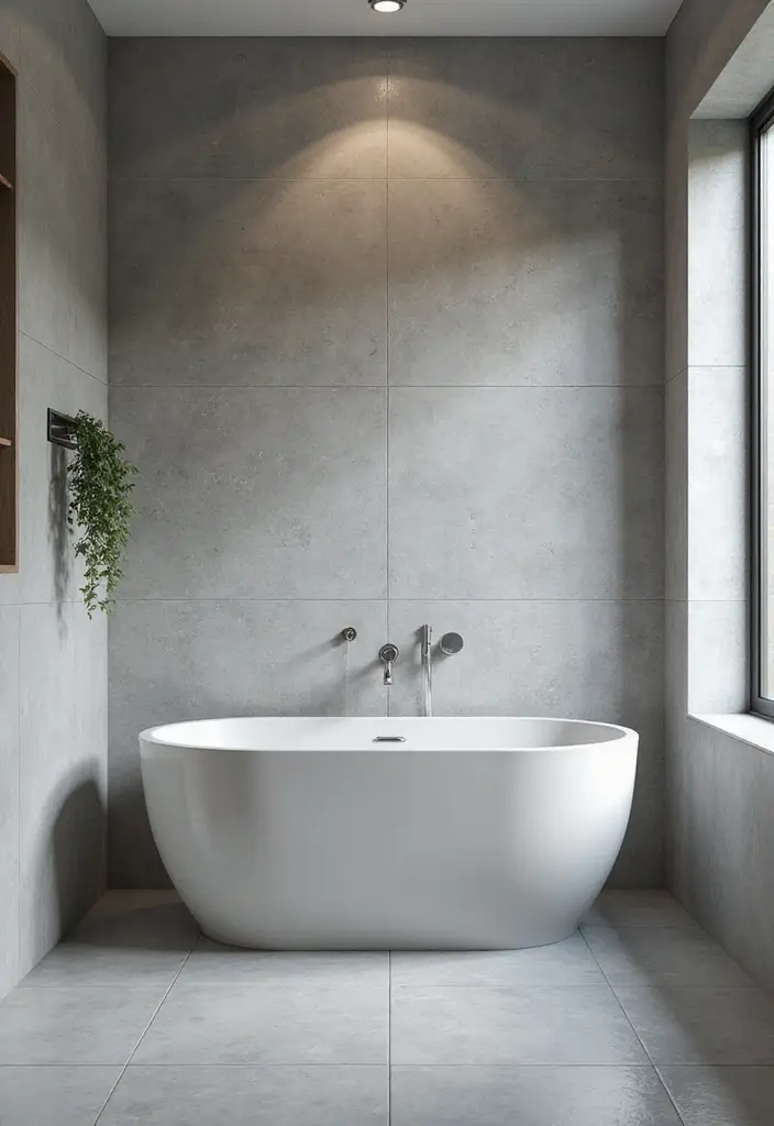 29 Bathroom Ideas Grey Tiles That Create Timeless Style - 28. Grey Tiles in a Home Spa