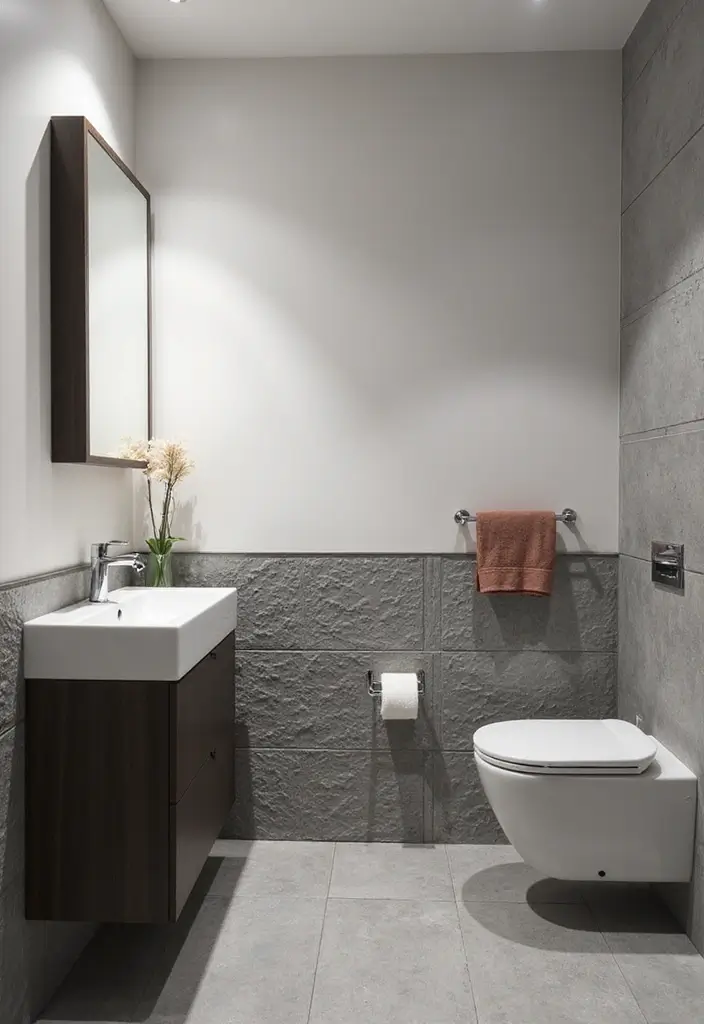 29 Bathroom Ideas Grey Tiles That Create Timeless Style - 3. Textured Grey Tiles for Added Depth