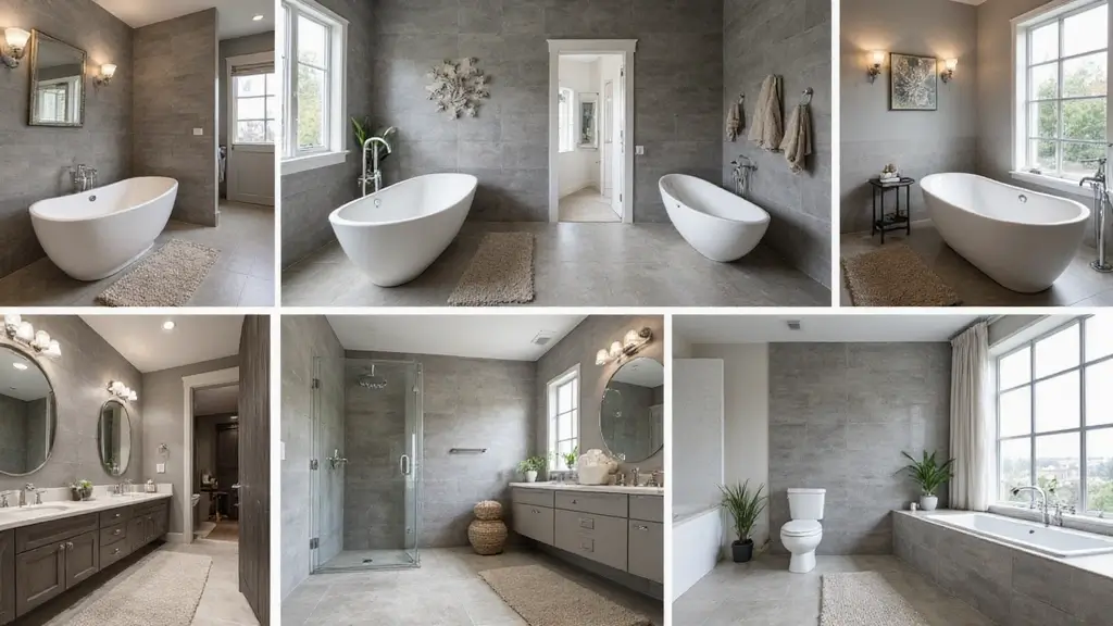 29 Bathroom Ideas Grey Tiles That Create Timeless Style