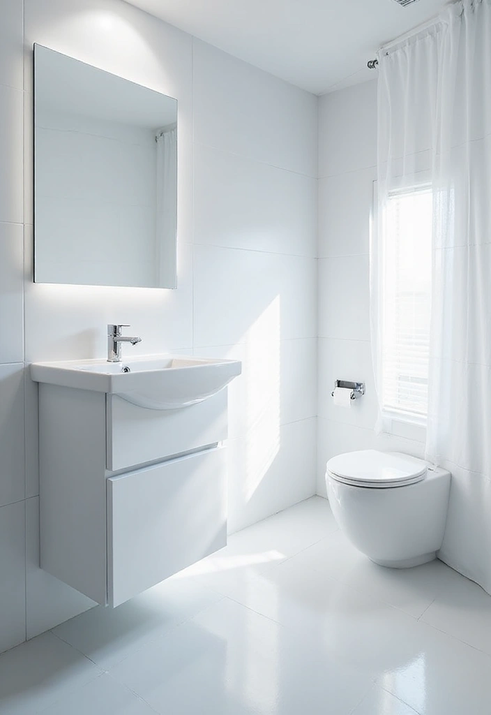 29 Bathroom Mirror and Lighting Ideas That Glow Beautifully - 15. Bright White Lighting
