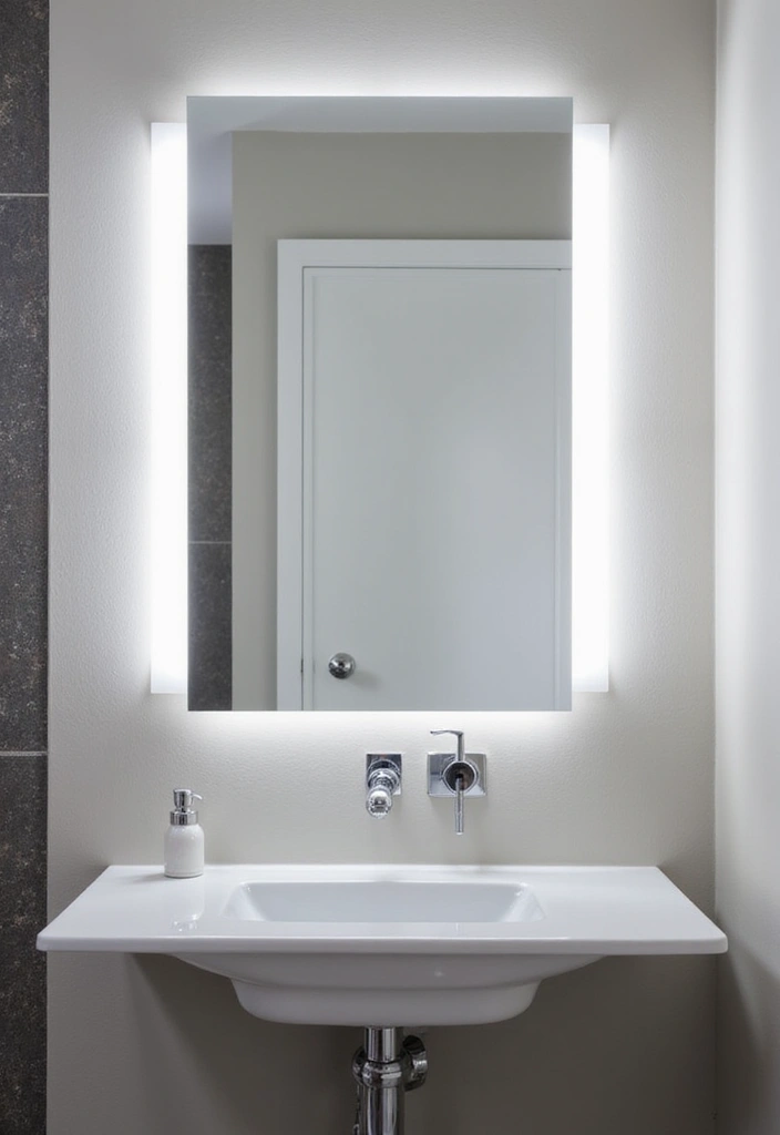 29 Bathroom Mirror and Lighting Ideas That Glow Beautifully - 27. Lighted Mirrors with Anti-Fog Features