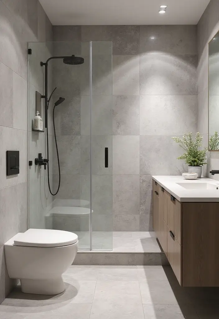 29 Bathroom Tile Combinations Design Trends for 2025 - 13. Monochromatic Palettes