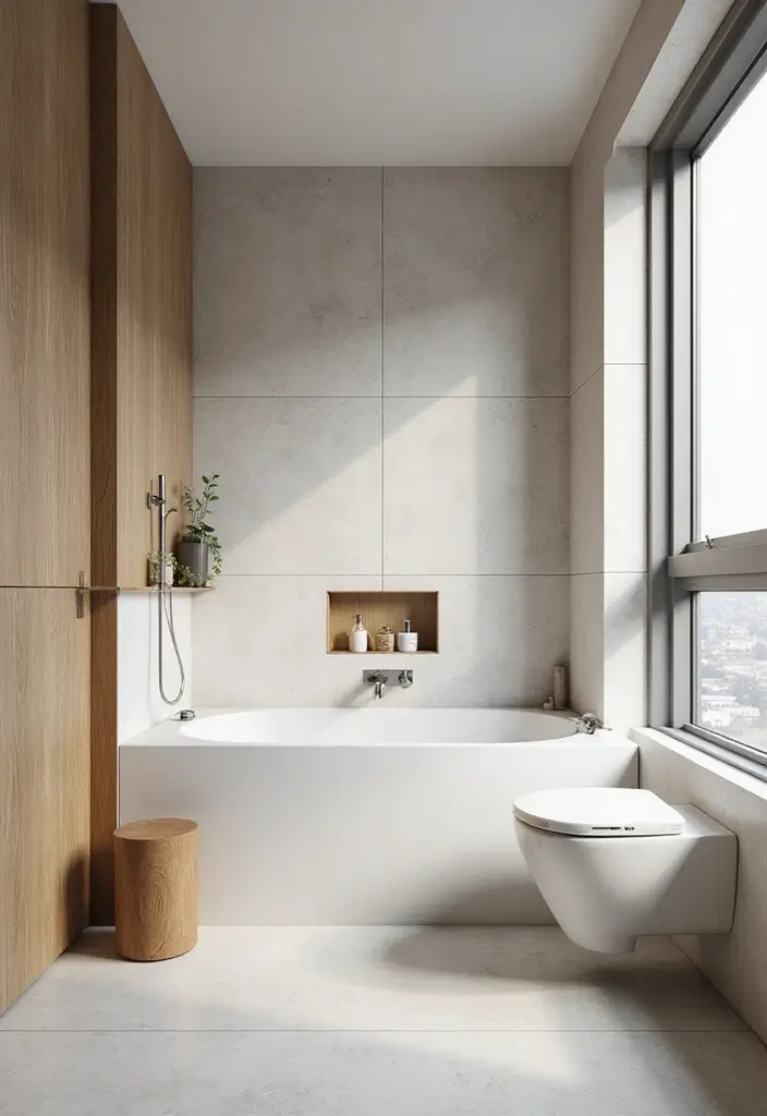 29 Bathroom Tile Combinations Design Trends for 2025 - 20. Scandi-Inspired Minimalism