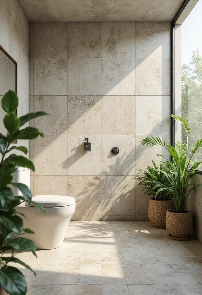 29 Bathroom Tile Combinations Design Trends for 2025 - 3. Biophilic Design
