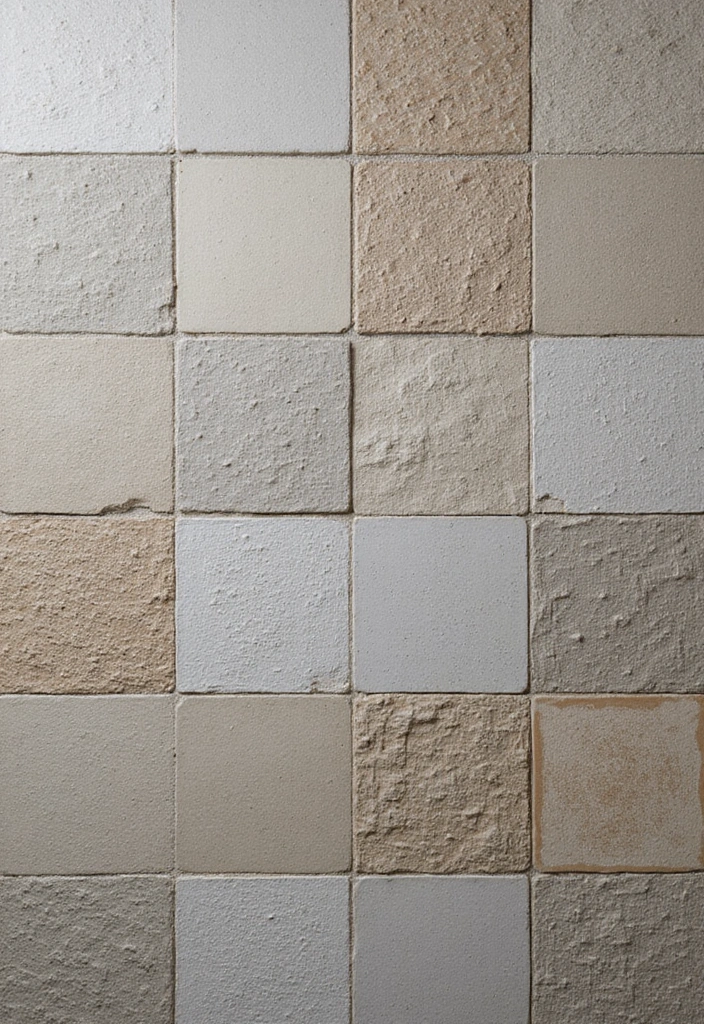 29 Bathroom Tile Combinations Design Trends for 2025 - 9. Textured Tiles