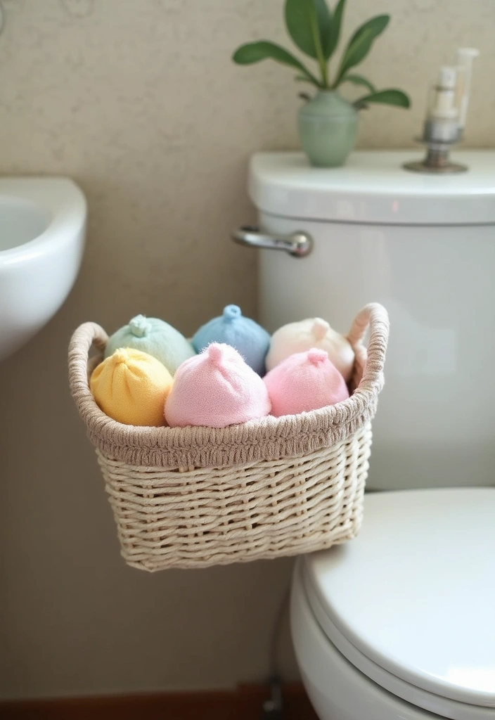 29 Bathroom Toilet Decor Ideas That Add Personality - 5. Reusable Cotton Wipes