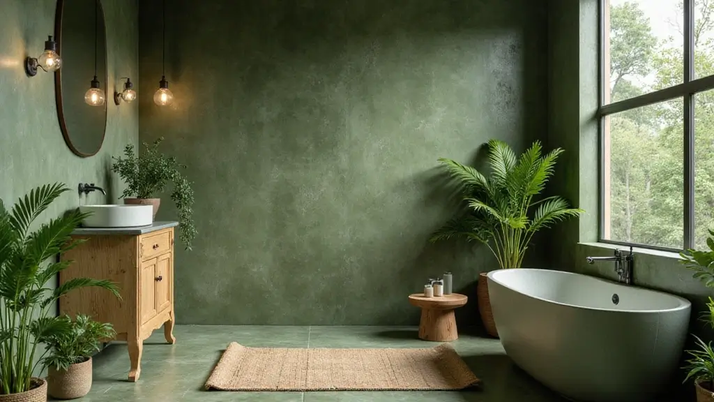 29 Moss Green Bathroom Ideas That Feel Earthy