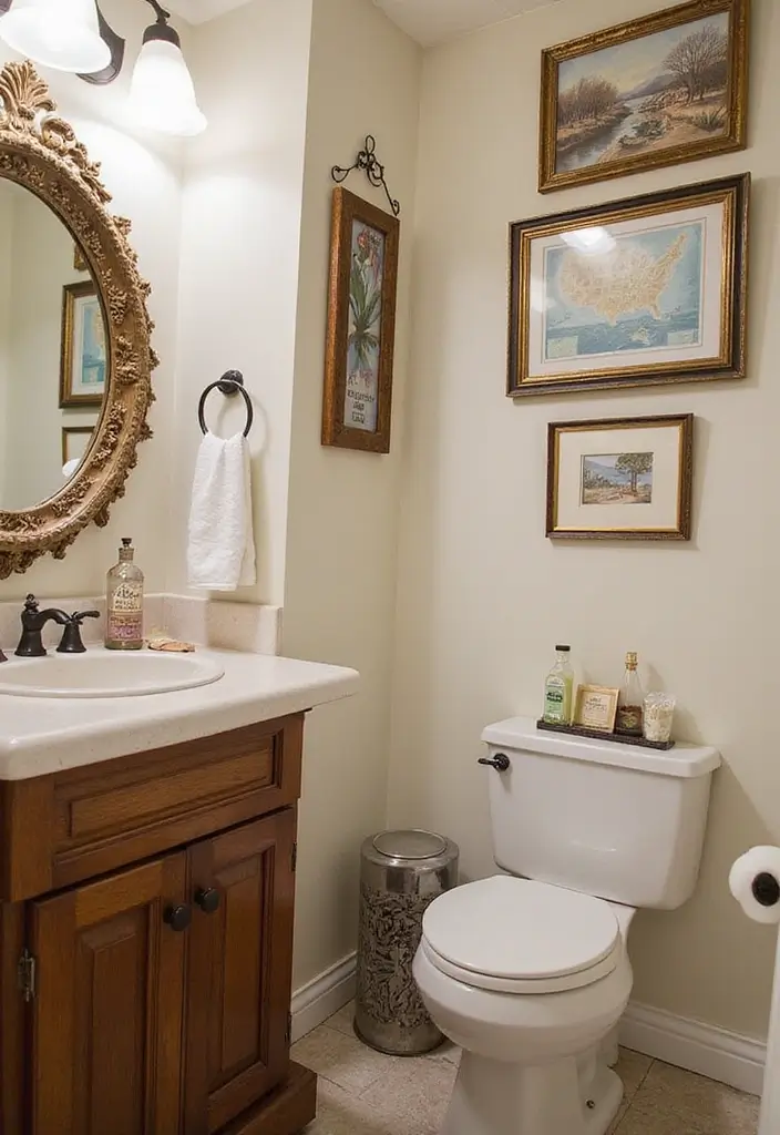 29 On Suite Bathroom Ideas for a Luxurious Master Retreat - 22. Personal Touches for Unique Style