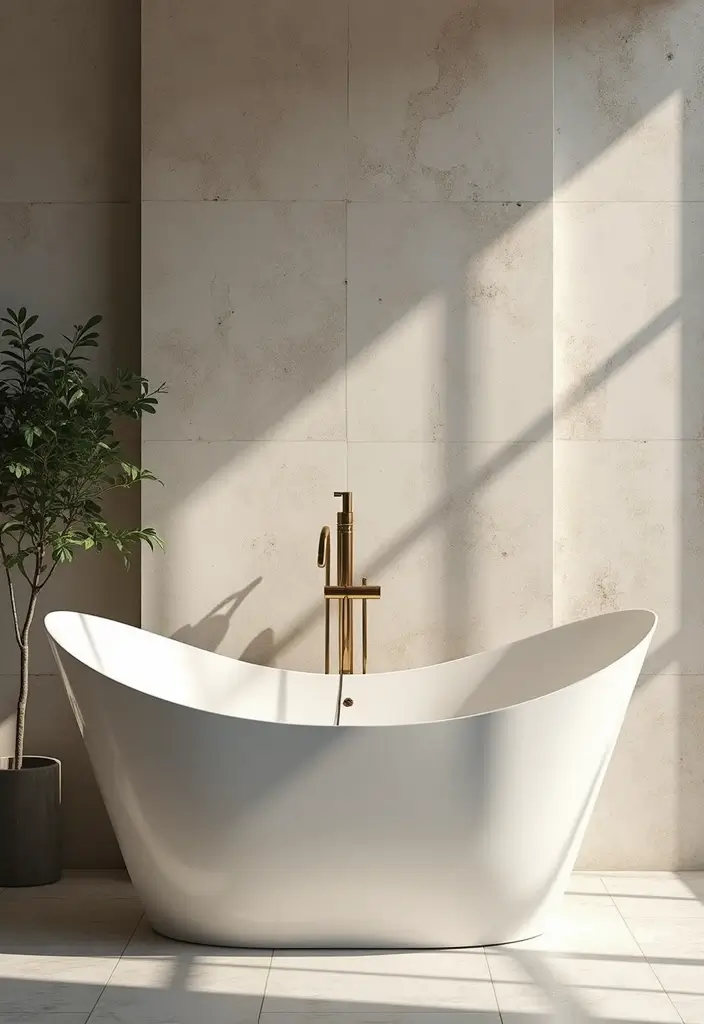 29 On Suite Bathroom Ideas for a Luxurious Master Retreat - 3. Elegant, Freestanding Bathtubs as Focal Points