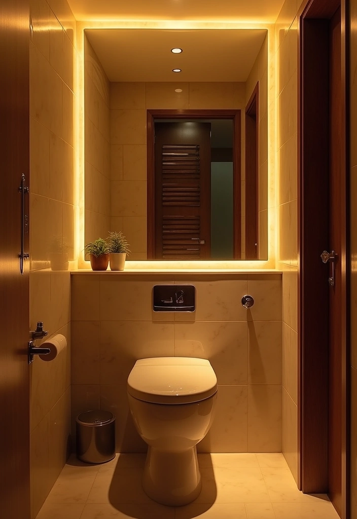 29 Small Indian Bathroom Ideas That Maximize Every Inch - 22. Layered Lighting Techniques