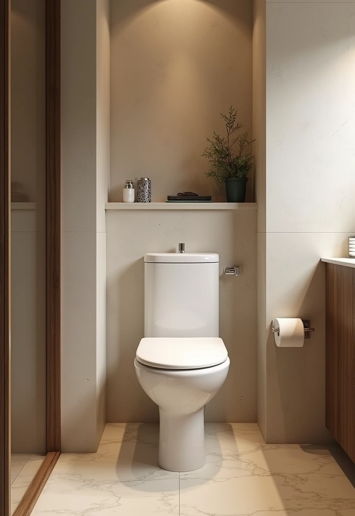 29 Small Indian Bathroom Ideas That Maximize Every Inch - 23. Smart Toilet Accessories