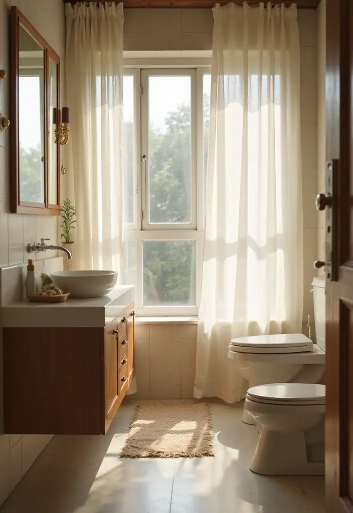 29 Small Indian Bathroom Ideas That Maximize Every Inch - 27. Natural Light Enhancements