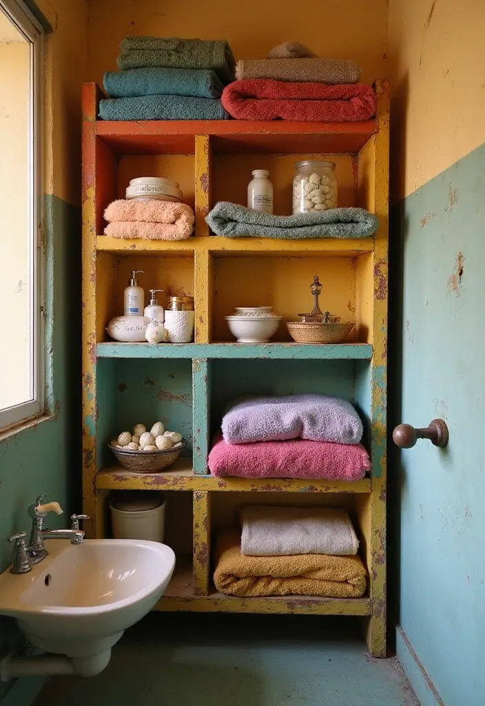29 Small Indian Bathroom Ideas That Maximize Every Inch - 4. Vertical Storage Solutions