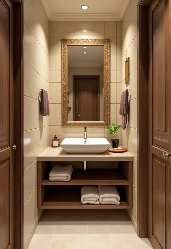 29 Small Indian Bathroom Ideas That Maximize Every Inch - 6. Compact Vanities