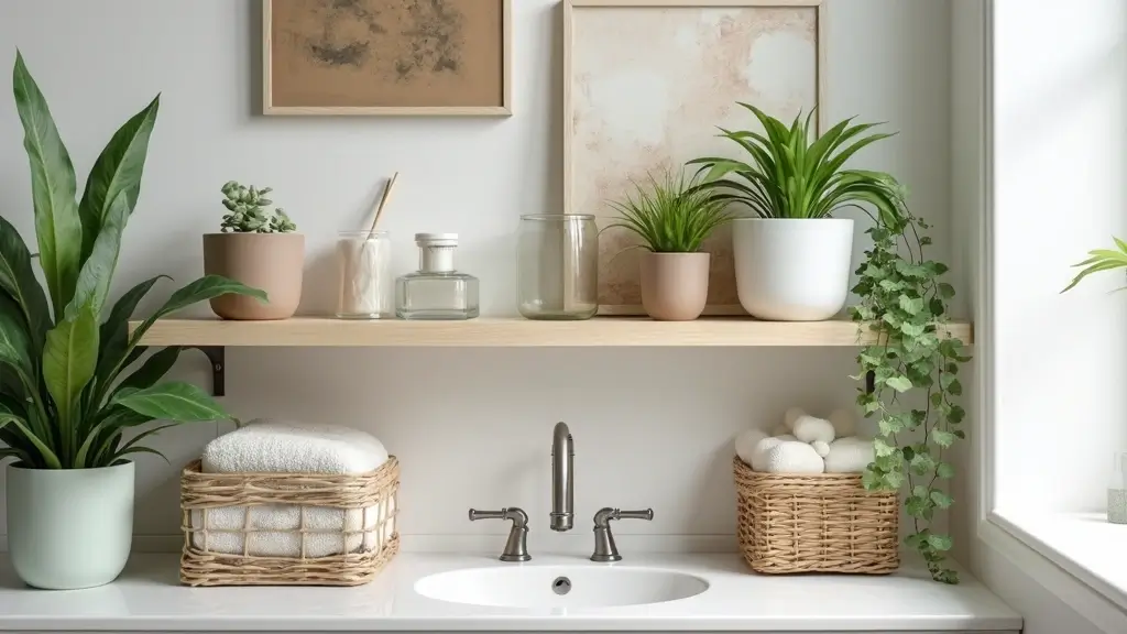 29 Ways to Decorate Bathroom Shelves Like a Designer