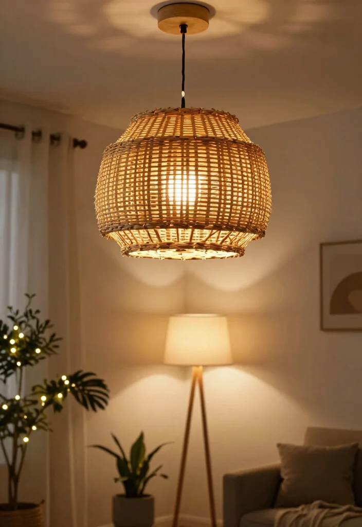 15 Art Decor Living Room Ideas for a Creative Gallery Feel - 3. Artistic Lighting Fixtures 1