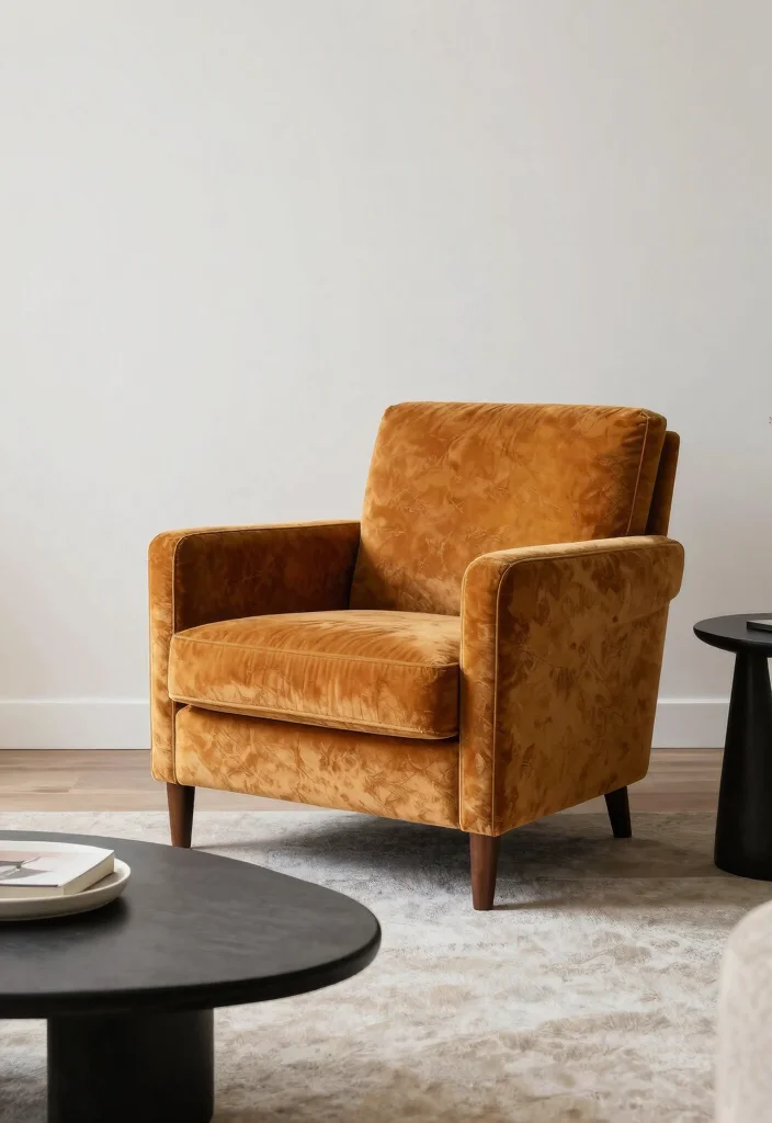 15 Art Decor Living Room Ideas for a Creative Gallery Feel - 5. Statement Furniture Pieces 1