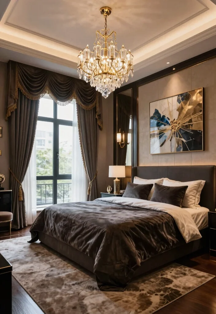 15 Bedroom With Windows on Each Side of Bed Ideas for Perfect Symmetry - 10. Luxurious Hotel Suite Feel 1