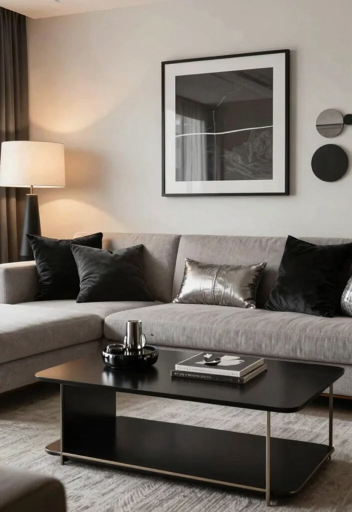 15 Black and Silver Living Room Decor Ideas: Sleek Glam Style - Conclusion 1