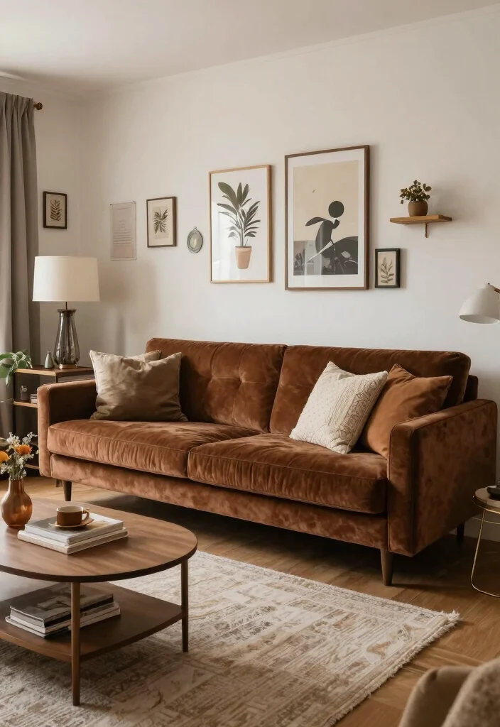 15 Brown Velvet Sofa Living Room Ideas: Rich Cozy Texture - Conclusion 1