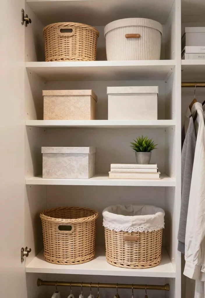 15 Closet Ideas for Small Bedrooms: Smart Space-Saving Storage - 1. Utilize Vertical Space with Shelving 1