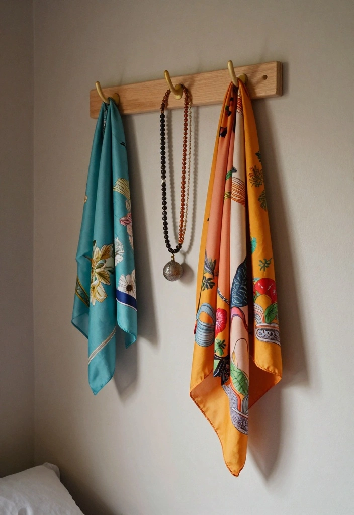 15 Closet Ideas for Small Bedrooms: Smart Space-Saving Storage - 12. Use Hooks for Accessories 1