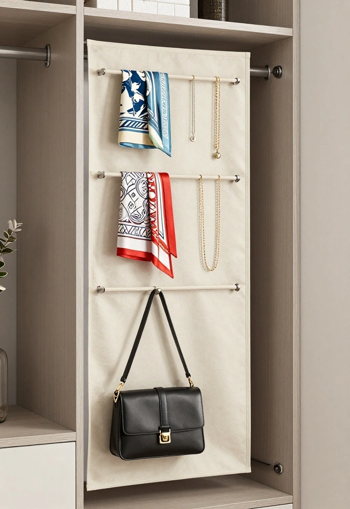 15 Closet Ideas for Small Bedrooms: Smart Space-Saving Storage - 7. Utilize Door Space 1