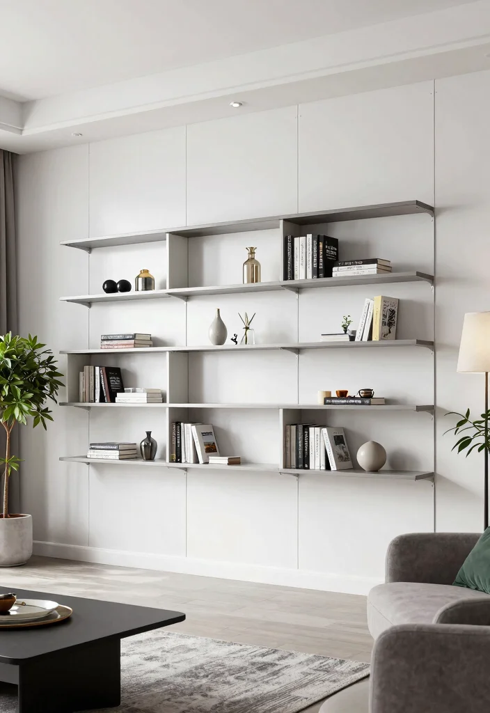 15 PVC Wall Design for Living Room Ideas Modern and Affordable - 13. Functional Wall Panels 1