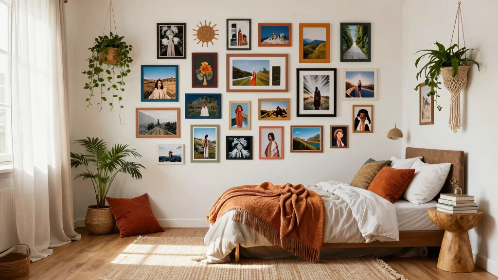 15 Photo Wall Collage Bedroom Ideas: Personal and Trendy