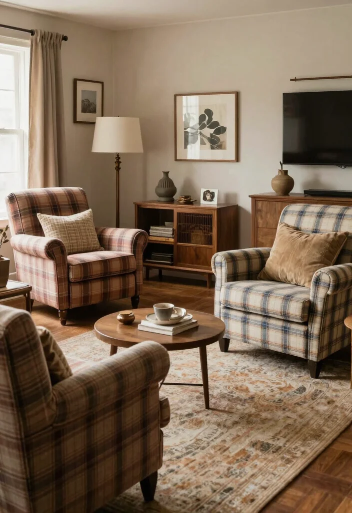 15 Plaid Chairs Living Room Ideas: Cozy Classic Patterns - Conclusion 1