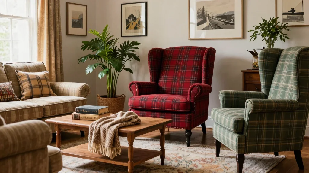 15 Plaid Chairs Living Room Ideas: Cozy Classic Patterns