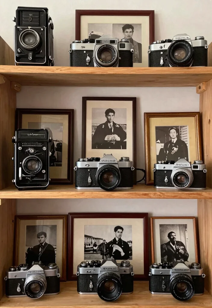 15 Shelf Decor Living Room Vintage Ideas: Timeless Styling - 6. Themed Collections 1