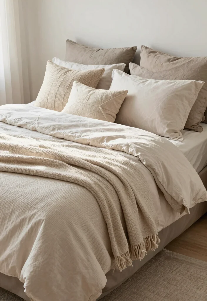 16 Bedroom Ideas Japanese Style Calm Minimal Zen Vibes - 12. Soft Layering 1