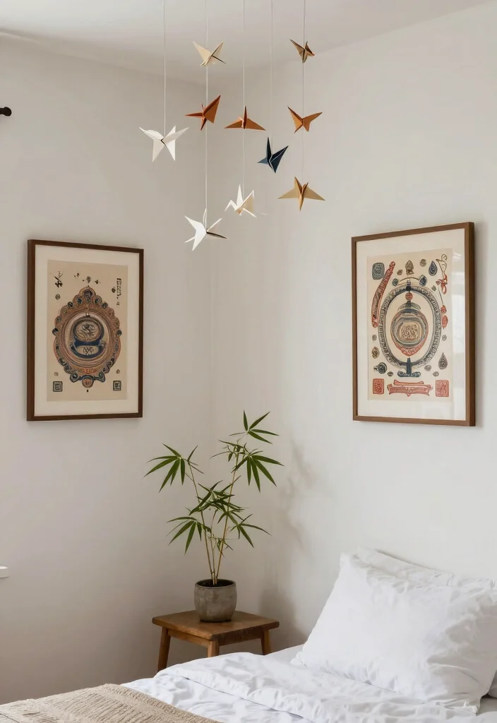 16 Bedroom Ideas Japanese Style Calm Minimal Zen Vibes - 14. Honoring Cultural Symbols 1