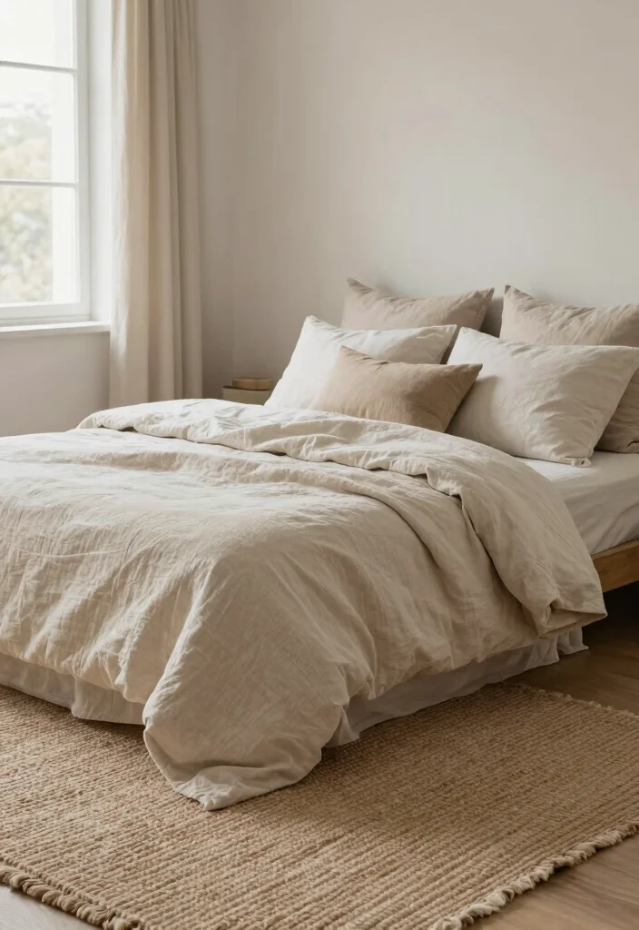 16 Bedroom Ideas Japanese Style Calm Minimal Zen Vibes - 7. Calming Textures 1