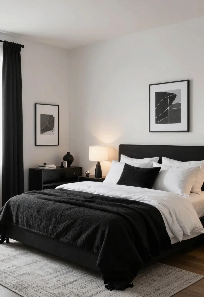 16 Black and White Themed Bedroom Ideas: Timeless Chic - Conclusion 1