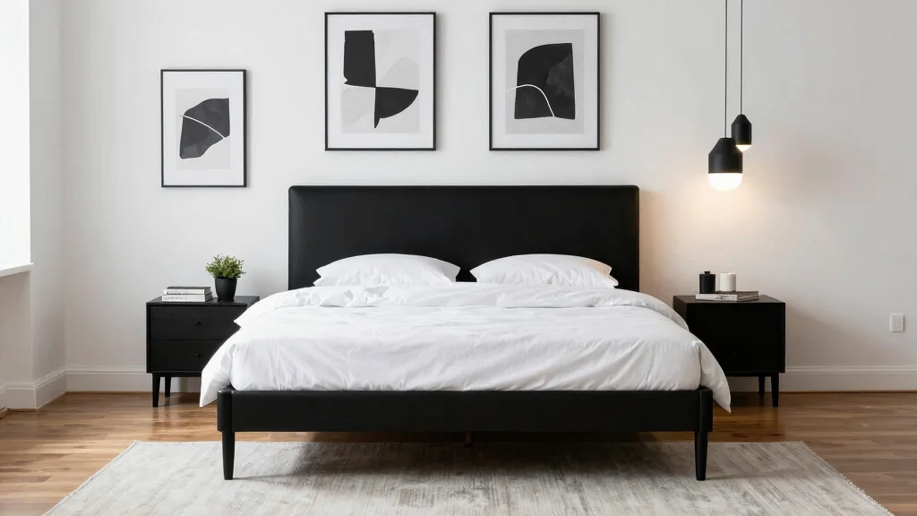 16 Black and White Themed Bedroom Ideas: Timeless Chic