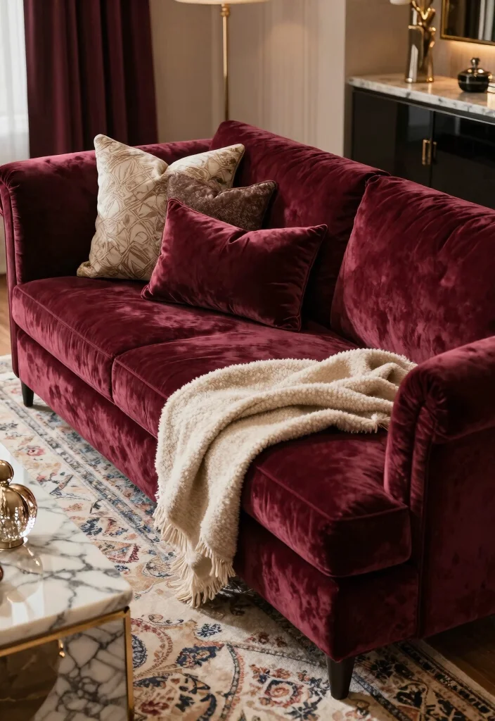 16 Chaise Lounge Living Room Arrangement Ideas: Elegant and Relaxed - 9. Textured Luxury Layers 1