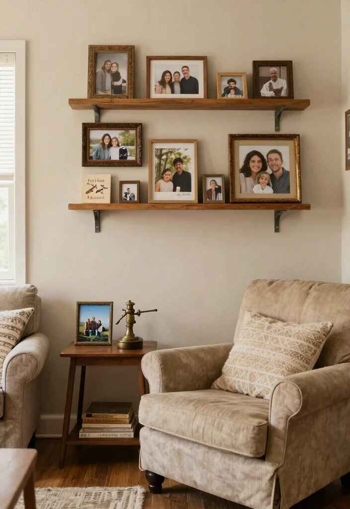 16 Christian Living Room Decor Ideas: Faith Inspired and Warm - 16. Personal Touches 1