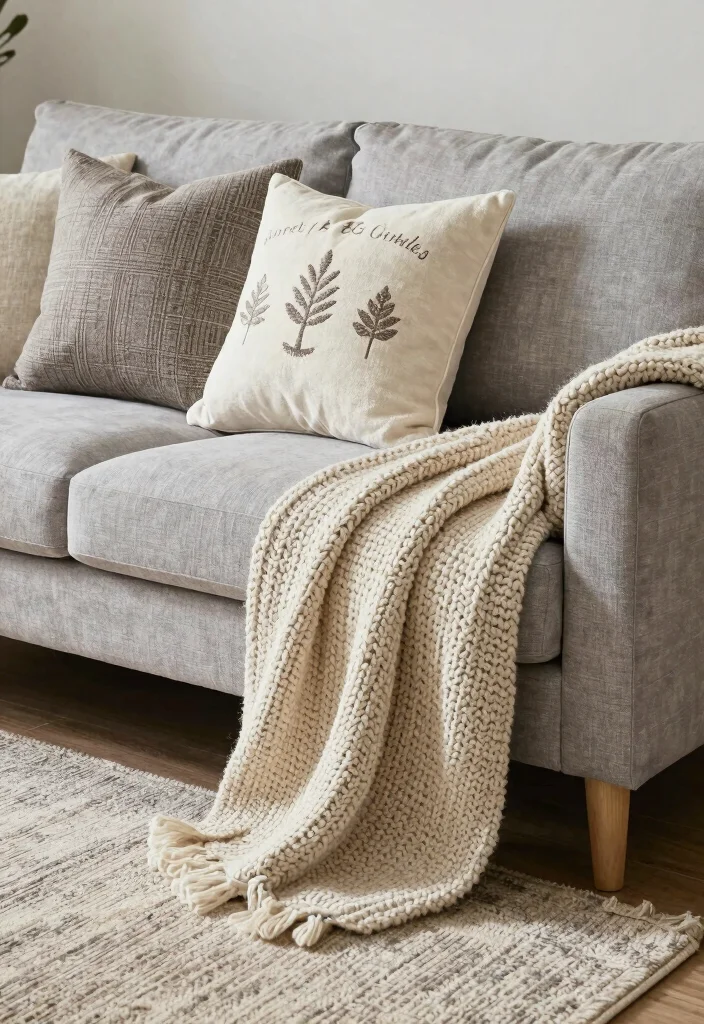 16 Christian Living Room Decor Ideas: Faith Inspired and Warm - 3. Cozy Textiles 1