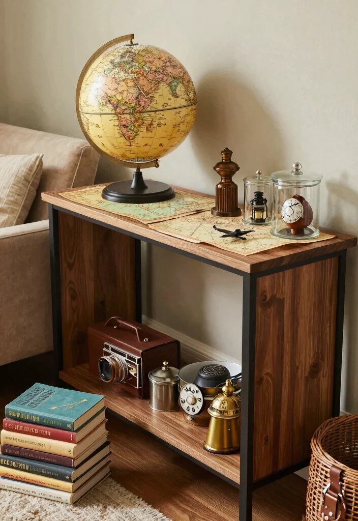 16 Console Table Living Room Ideas Stylish Entry Accent - 12. Themed Decor 1