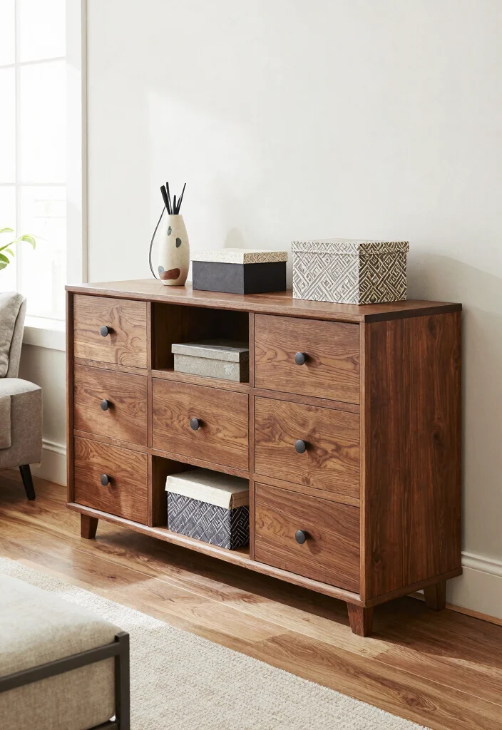 16 Console Table Living Room Ideas Stylish Entry Accent - 13. Multi-Functional Design 1