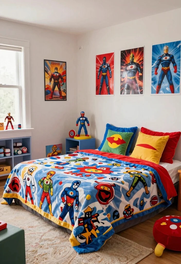 16 Fort Ideas for a Cozy Bedroom Retreat - 10. Superhero Hideout 1