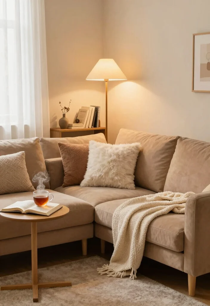 16 L Shape Sofa Living Room Cozy Ideas Perfect Layouts - 1. The Corner Nook Retreat 1