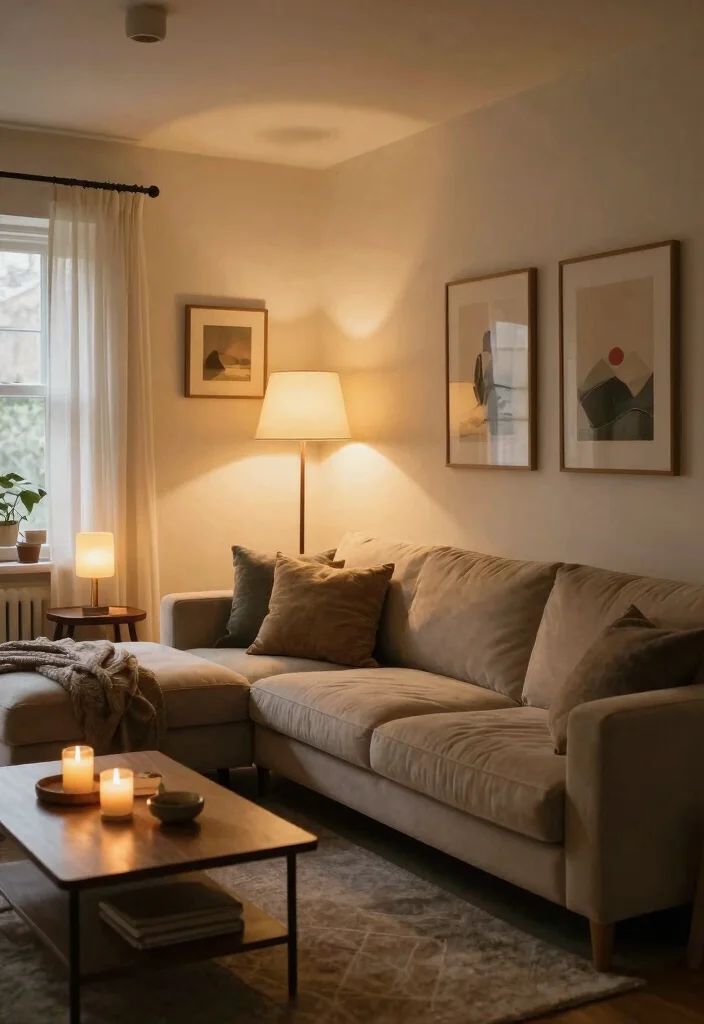 16 L Shape Sofa Living Room Cozy Ideas Perfect Layouts - 13. Offer Sufficient Lighting Options 1