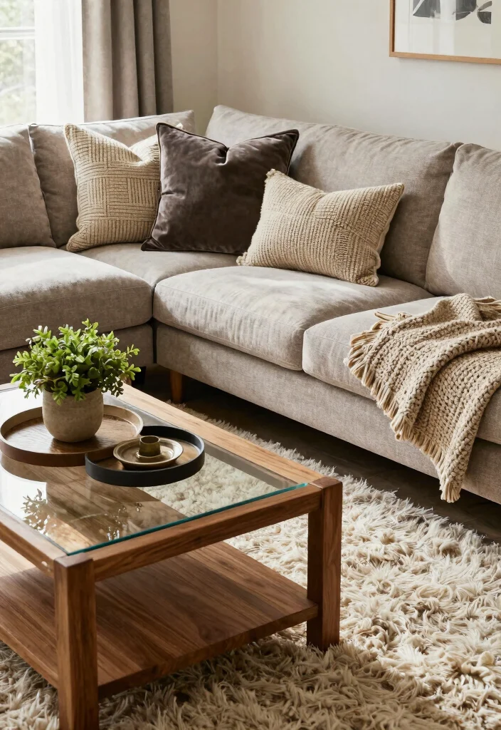 16 L Shape Sofa Living Room Cozy Ideas Perfect Layouts - 2. Mixing Textures for Depth 1