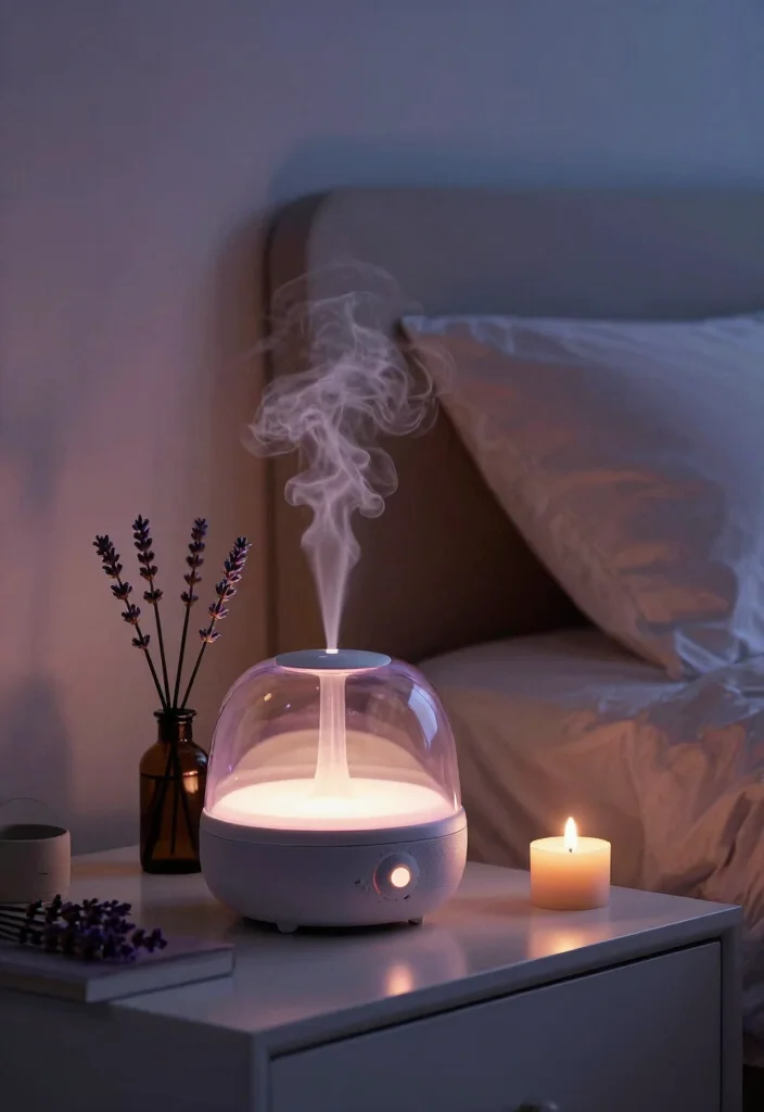 16 Single Mom Bedroom Ideas: Calm, Practical, and Cozy - 16. Scent and Sound for Relaxation 1